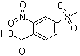 2-Nitro-4-methylsulfonylbenzoic acid molecular structure (CAS 110964-79-9)