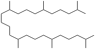 structure of CAS# 111-01-3, Squalane;2,6,10,15,19,23-Hexamethyltetracosane