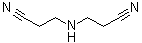 structure of CAS# 111-94-4, Di(2-cyanoethyl)amine;IDPN; Iminobis(propionitrile); N,N-Bis(2-cyanoethyl)amine; NSC 7770; beta,beta'-Iminodipropionitrile