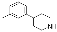 结构式 CAS# 111153-83-4, 4-(3-甲基苯基)哌啶