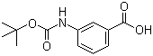 structure of CAS# 111331-82-9, Boc-3-aminobenzoic acid;Boc-3-Abz-OH