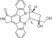 structure of CAS# 111358-88-4, Lestaurtinib