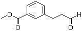 structure of CAS# 111393-29-4, 3-(3-Oxopropyl)benzoic acid methyl ester