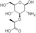 胞壁酸分子结构 (CAS 1114-41-6)