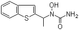 结构式 CAS# 111406-87-2, 齐留通; N-羟基-N-(1-苯并噻吩-2-基-乙基)脲