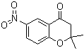 2,3-Dihydro-2,2-dimethyl-6-nitro-4H-1-benzopyran-4-one molecular structure (CAS 111478-49-0)