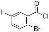 structure of CAS# 111771-13-2, 2-Bromo-5-fluorobenzoyl chloride