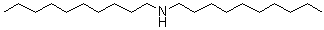 structure of CAS# 1120-49-6, Didecylamine;N,N-Didecylamine; N-Decyldecanamine