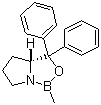 structure of CAS# 112022-83-0, (R)-2-Methyl-CBS-oxazaborolidine;(R)-3,3-Diphenyl-1-methylpyrrolidino[1,2-c]-1,3,2-oxazaborole