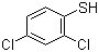 structure of CAS# 1122-41-4, 2,4-Dichlorothiophenol;2,4-Dichlorobenzenethiol