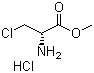 3-Chloro-D-alanine methyl ester hydrochloride molecular structure (CAS 112346-82-4)