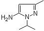 结构式 CAS# 1124-16-9, 1-异丙基-3-甲基-5-氨基吡唑