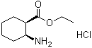顺式-2-氨基环己烷羧酸乙酯盐酸盐分子结构 (CAS 1127-99-7)