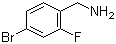 4-Bromo-2-fluorobenzylamine molecular structure (CAS 112734-22-2)