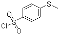 structure of CAS# 1129-25-5, 4-(Methylthio)benzenesulfonyl chloride;4-Methylsulfanylbenzenesulfonyl chloride; p-(Methylthio)benzenesulfonyl chloride