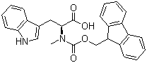 N-[(9H-Fluoren-9-ylmethoxy)carbonyl]-N-methyl-L-tryptophan molecular structure (CAS 112913-63-0)