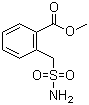 structure of CAS# 112941-26-1, o-Carbomethoxybenzyl sulfonamide;Methyl 2-[(sulfamoyl)methyl]benzoate