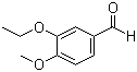 结构式 CAS# 1131-52-8, 3-乙氧基-4-甲氧基苯甲醛