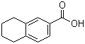 structure of CAS# 1131-63-1, 5,6,7,8-Tetrahydro-2-naphthoic acid;5,6,7,8-Tetrahydro-2-naphthalenecarboxylic acid; 1,2,3,4-Tetrahydronaphthalene-6-carboxylic acid