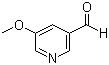 structure of CAS# 113118-83-5, 5-Methoxy-3-pyridinecarboxaldehyde