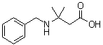 structure of CAS# 113479-11-1, 3-Benzylamino-3-methylbutyric acid;3-(Benzylamino)-3-methylbutanoic acid