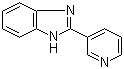structure of CAS# 1137-67-3, 2-(3-Pyridyl)-1H-benzimidazole