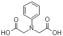 structure of CAS# 1137-73-1, N-Phenyliminodiacetic acid;N-(Carboxymethyl)anilinoacetic acid; N-Phenyliminodiacetic acid; NSC 105534