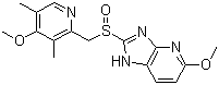 structure of CAS# 113712-98-4, Tenatoprazole;3-Methoxy-8-[(4-methoxy-3,5-dimethyl-pyridin-2-yl)methyl sulfinyl]-2,7,9-triazabicyclo[4.3.0]nona-2,4,8,10-tetraene