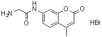 structure of CAS# 113728-13-5, 2-Amino-N-(4-methyl-2-oxo-2H-1-benzopyran-7-yl)acetamide monohydrobromide