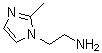 structure of CAS# 113741-01-8, 1-(2-Aminoethyl)-2-methylimidazole;1-(beta-Aminoethyl)-2-methylimidazole; 2-(2-Methylimidazol-1-yl)ethylamine
