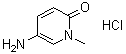 structure of CAS# 1137721-06-2, 5-Amino-1-methyl-2(1H)-pyridinone hydrochloride (1:1)