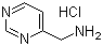 structure of CAS# 1138011-17-2, 4-(Aminomethyl)pyrimidine hydrochloride;4-Pyrimidinemethanamine hydrochloride