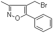 结构式 CAS# 113841-59-1, 4-(溴甲基)-3-甲基-5-苯基异恶唑