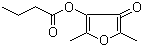 structure of CAS# 114099-96-6, Fraision butyrate;2,5-Dimethyl-4-butyroxy-3(2H)-furanone