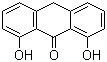structure of CAS# 1143-38-0, Dithranol;1,8-Dihydroxyanthracen-9(10H)-one; Anthralin