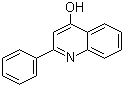 structure of CAS# 1144-20-3, 2-Phenylquinolin-4-ol;4-Hydroxy-2-phenylquinoline