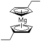 structure of CAS# 114460-02-5, Bis(ethylcyclopentadienyl)magnesium