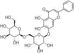 结构式 CAS# 114482-86-9, 木蝴蝶苷 B