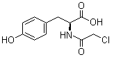 structure of CAS# 1145-56-8, N-(Chloroacetyl)-L-tyrosine;NSC 52382