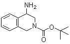 structure of CAS# 1145753-88-3, tert-Butyl 4-amino-3,4-dihydroisoquinoline-2(1H)-carboxylate;4-Amino-3,4-dihydro-2(1H)-isoquinolinecarboxylic acid tert-butyl ester