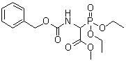 结构式 CAS# 114684-69-4, 2-(苄基氧基羰基氨基)-2-(二乙氧基磷酰基)乙酸甲酯