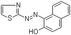 structure of CAS# 1147-56-4, 1-(2-Thiazolylazo)-2-naphthol;1-(1,3-Thiazolyl-2-azo)-2-naphthol