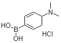 结构式 CAS# 1150114-73-0, 4-(二甲基氨基)苯硼酸盐酸盐