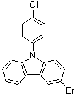 结构式 CAS# 1151816-79-3, 3-溴-9-(4-氯苯基)-9H-咔唑