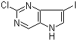 结构式 CAS# 1152475-50-7, 2-氯-7-碘-5H-吡咯并[3,2-d]嘧啶
