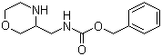结构式 CAS# 1154870-85-5, [(吗啉-3-基)甲基]氨基甲酸苄酯