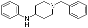 1-Benzyl-N-phenylpiperidin-4-amine molecular structure (CAS 1155-56-2)