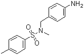 structure of CAS# 115562-53-3, N-(4-Aminobenzyl)-N,4-dimethylbenzenesulfonamide