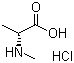 结构式 CAS# 1155878-14-0, N-甲基-D-丙氨酸盐酸盐