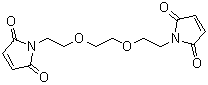 结构式 CAS# 115597-84-7, 1,8-二(马来酰亚胺基)-3,6-二氧杂辛烷